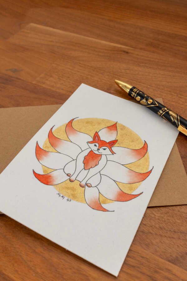 Carte postale Kitsune – Image 2