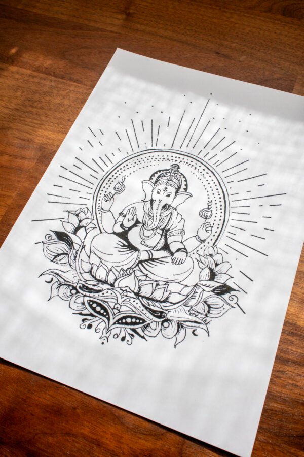 Coloriage de Ganesh – Image 2