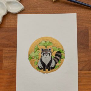 Le Tanuki protégeant la forêt de Ginkgo