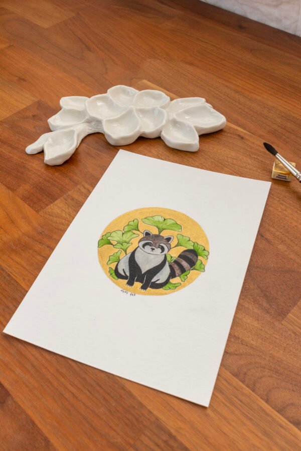 Le Tanuki protégeant la forêt de Ginkgo – Image 3