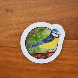 Sticker "La mésange bleue"