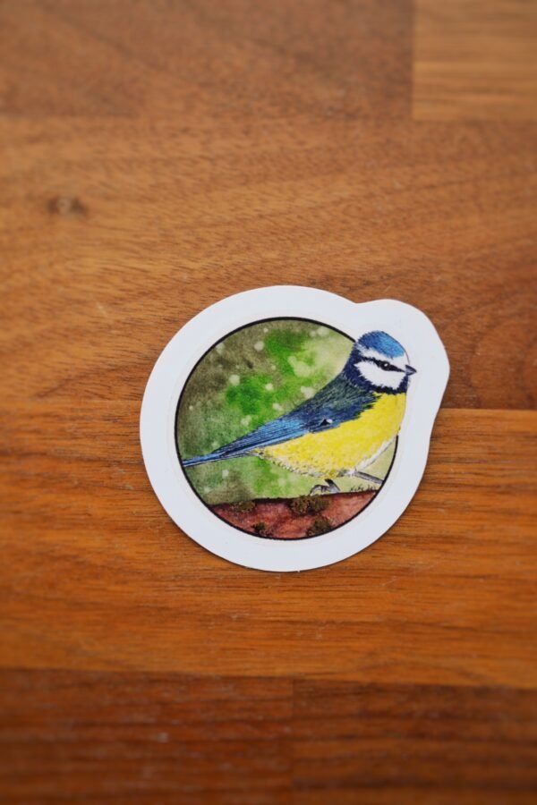 Sticker "La mésange bleue"