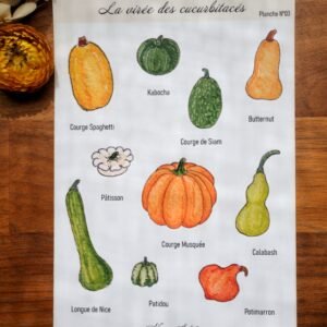 Planche de stickers "La virée des cucurbitacés"