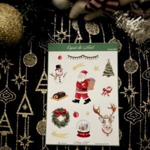 Planche de stickers "Esprit de Noël"