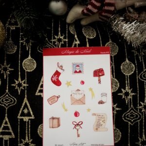 Planche de stickers "Magie de Noël"