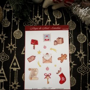 Planche de stickers "Magie de Noël - Estréline"