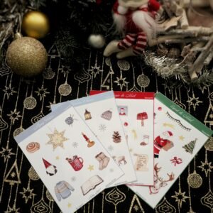 Lot de 4 planches version Père Noël