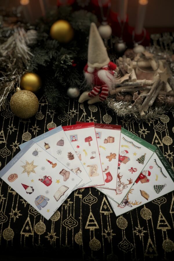Lot de 6 planches de Noël